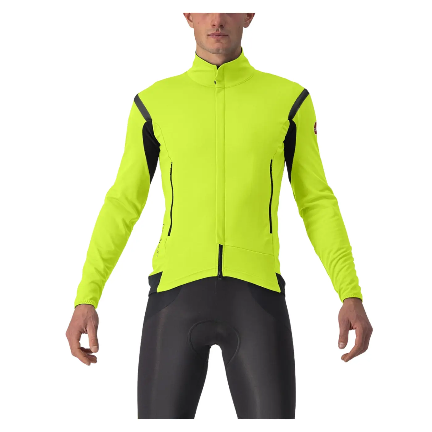 Castelli Perfetto RoS Convertible Cycling Jacket - Electric Lime