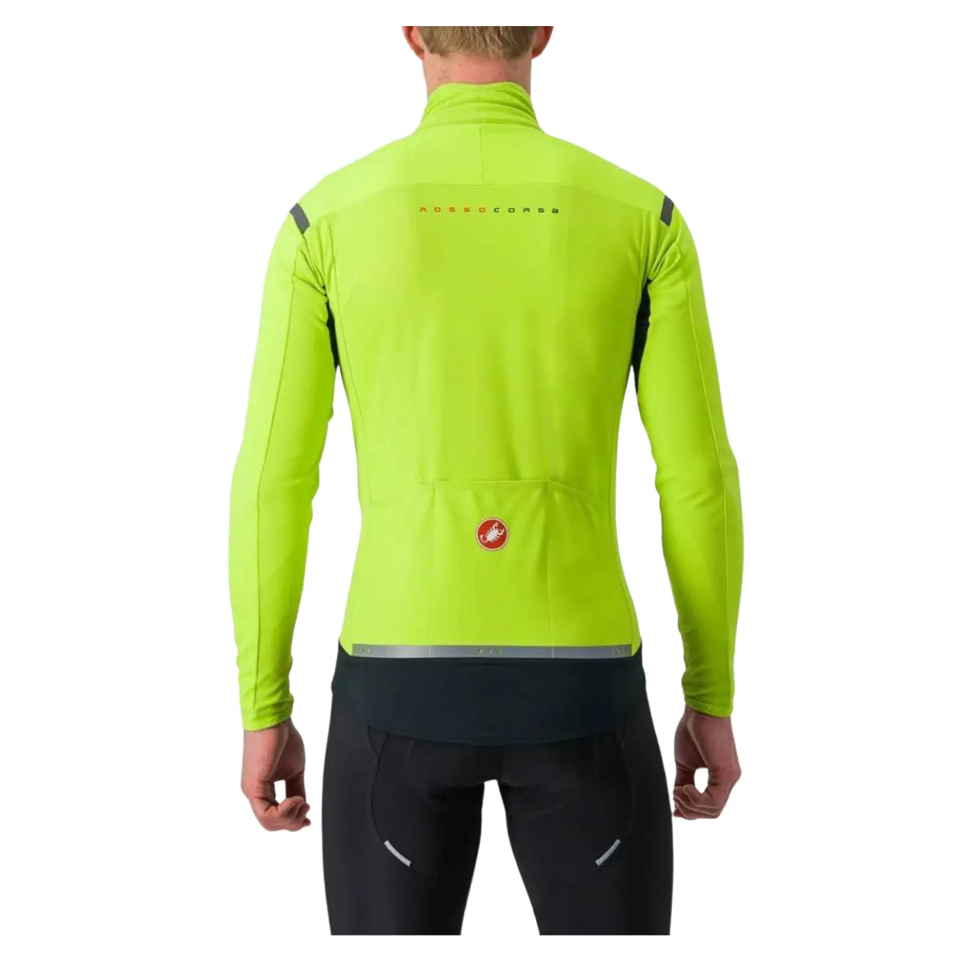 Castelli Perfetto RoS Convertible Cycling Jacket - Electric Lime - Image 2