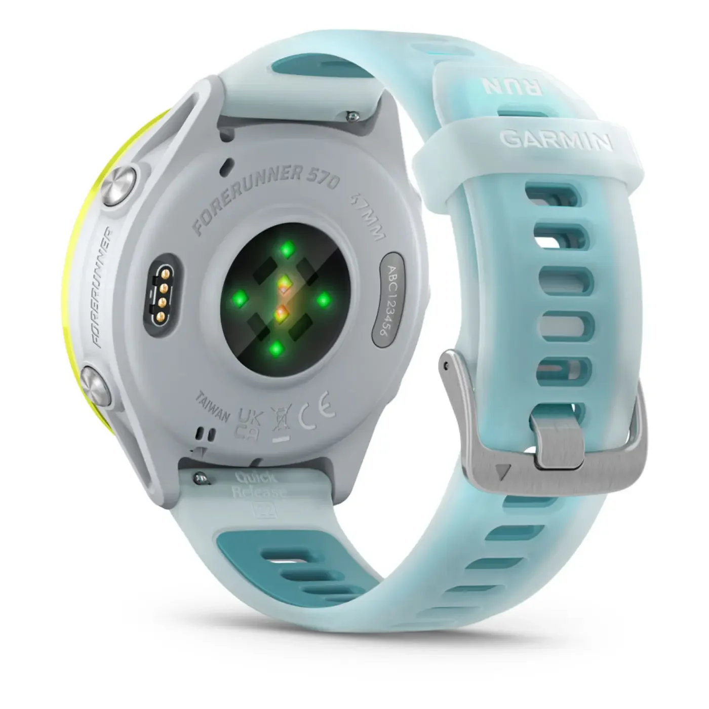 Garmin Forerunner 570 - 47mm | Whitestone/Amp Yellow - Image 3