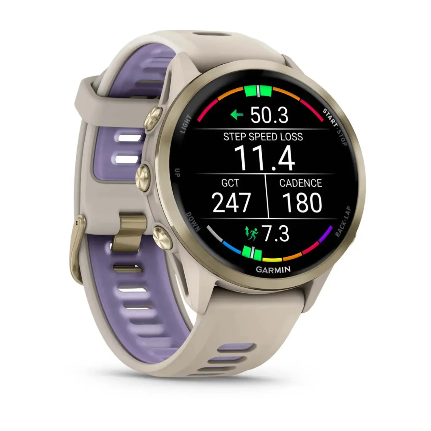 Garmin Forerunner 970 - Soft Gold Titanium - Image 2