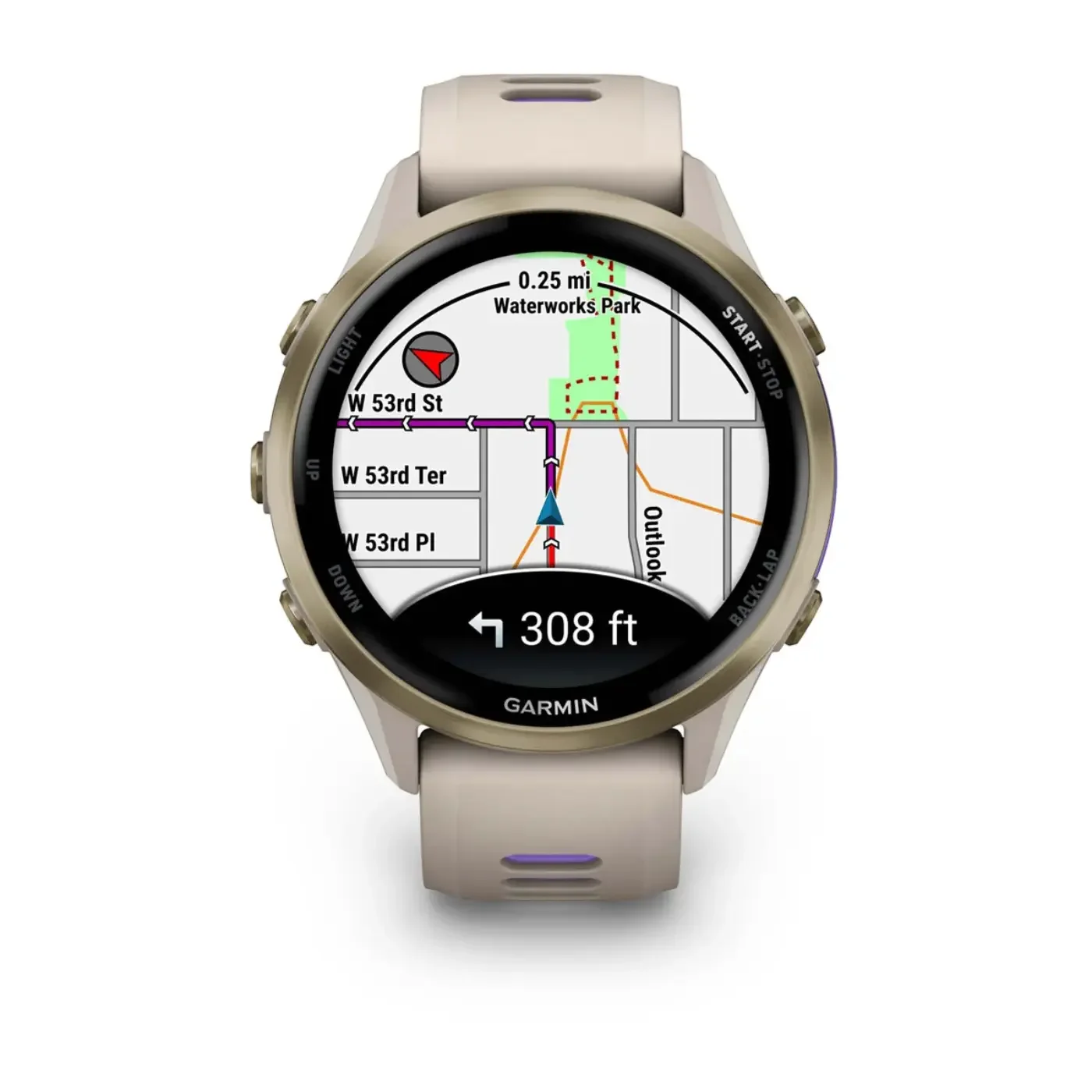 Garmin Forerunner 970 - Soft Gold Titanium - Image 5