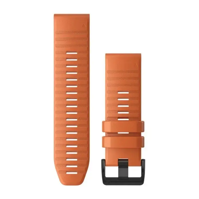 Garmin QuickFit 26 Watch Band - Ember Orange Silicone
