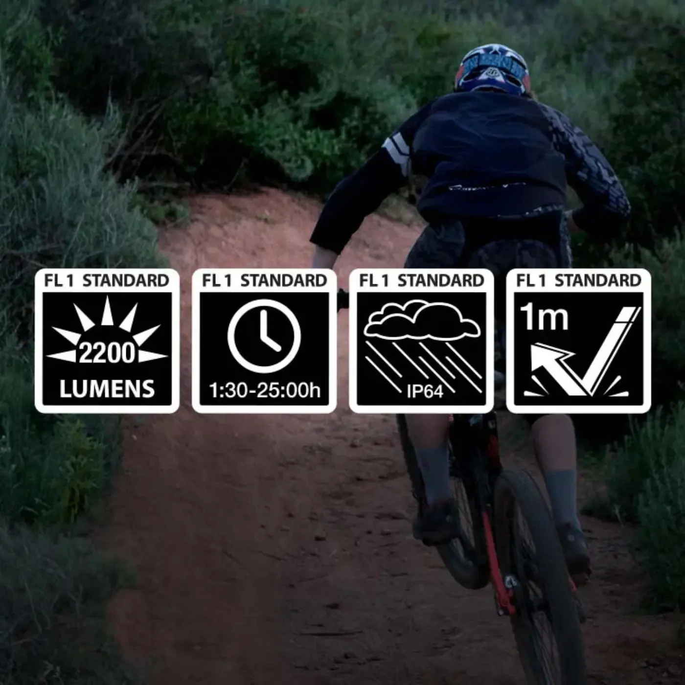 NiteRider Pro 2200 RaceFront Bike Light - 4 Cell - Image 5