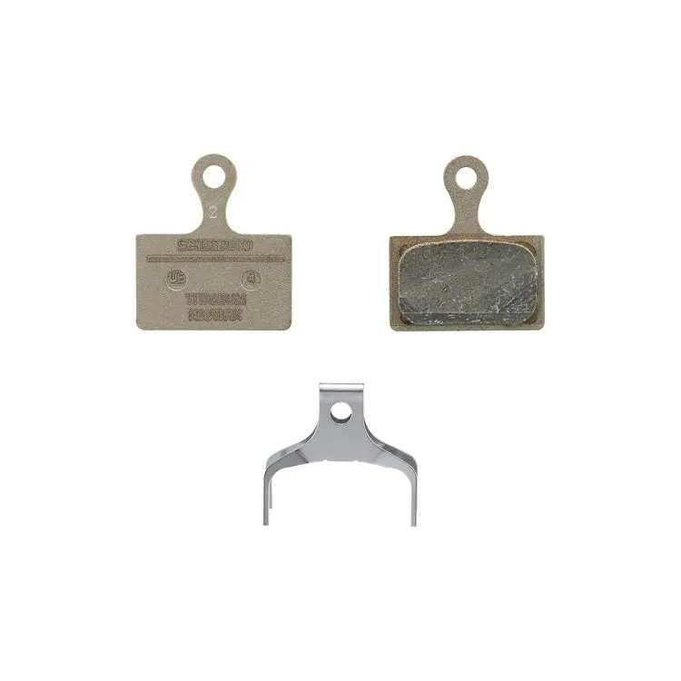 Shimano K05Ti-RX Disc Brake Pad and Spring - Resin | Titanium Back Plate | One Pair - Image 2