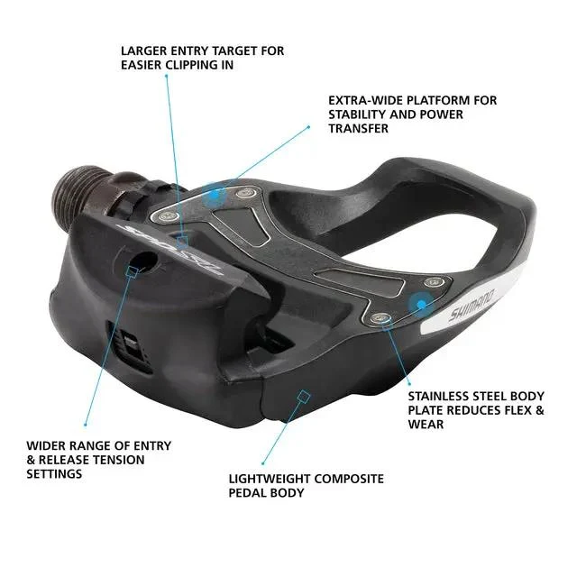 Shimano PD-R550 Pedals - Black - Image 2