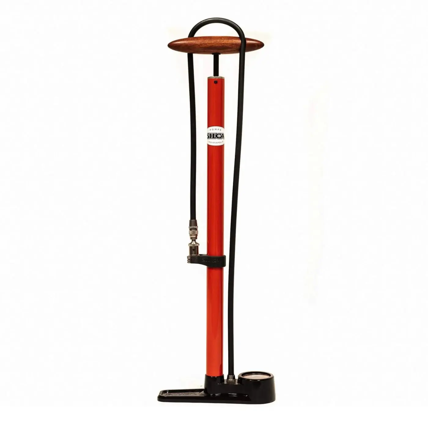 Silca Pista Floor Pump - Red
