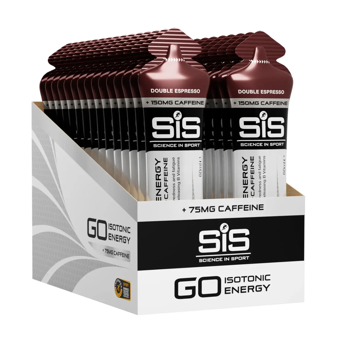 SiS GO Energy + Caffeine Gels - Box of 30 - Image 4