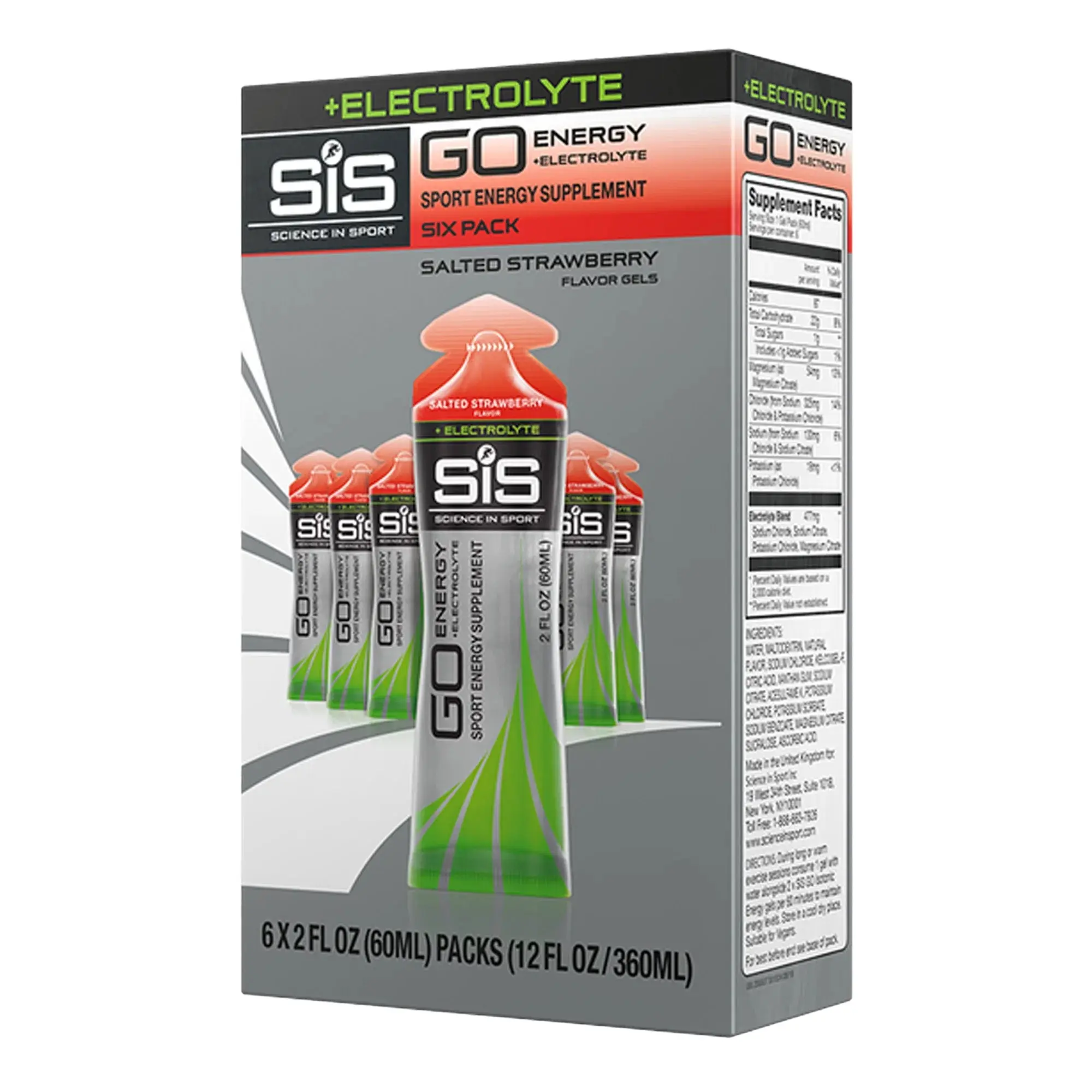 SiS GO Energy + Electrolyte Gel - Box of 6 - Image 2