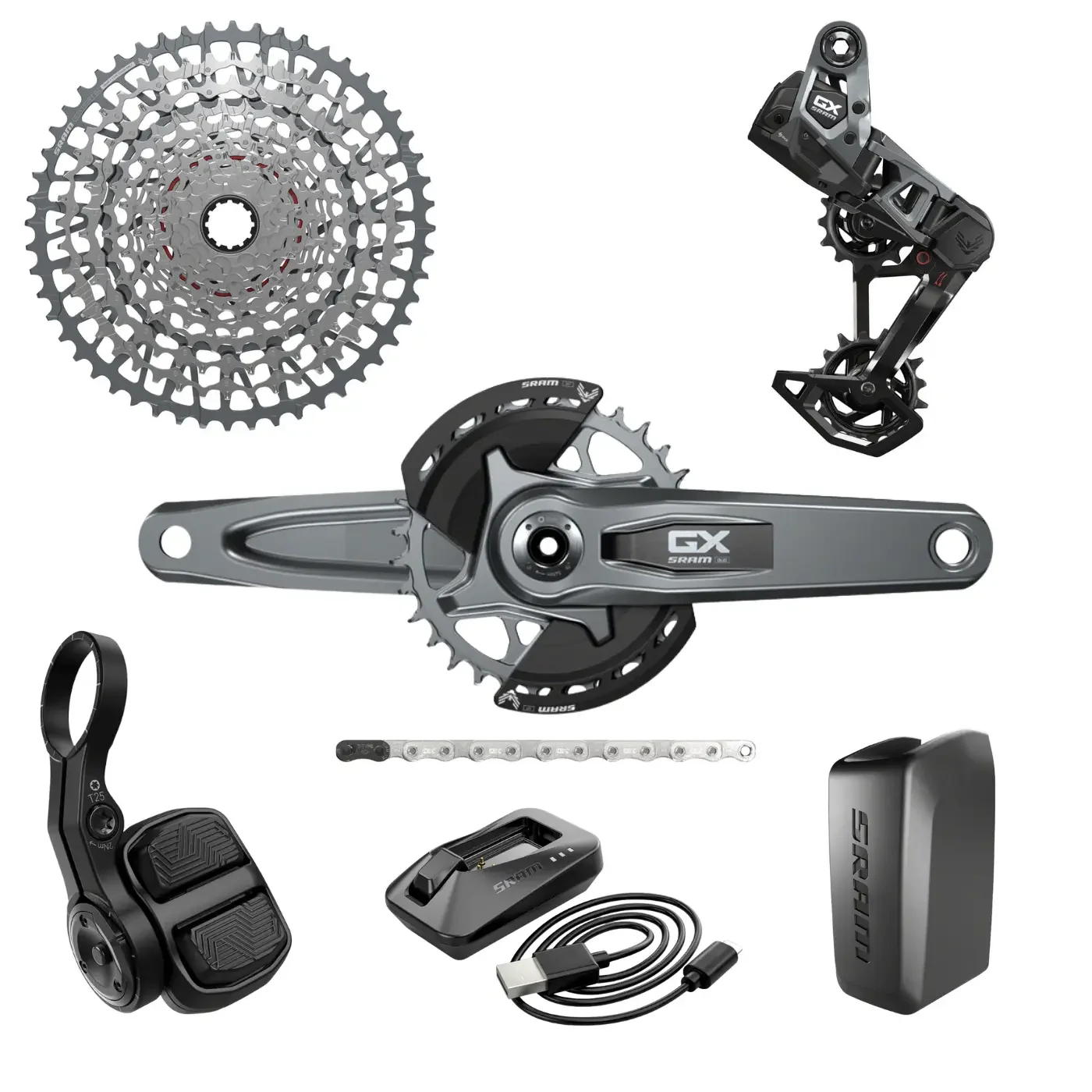 SRAM GX T-Type Eagle Transmission Groupset - 170mm | 32t | 10-52t - Image 9