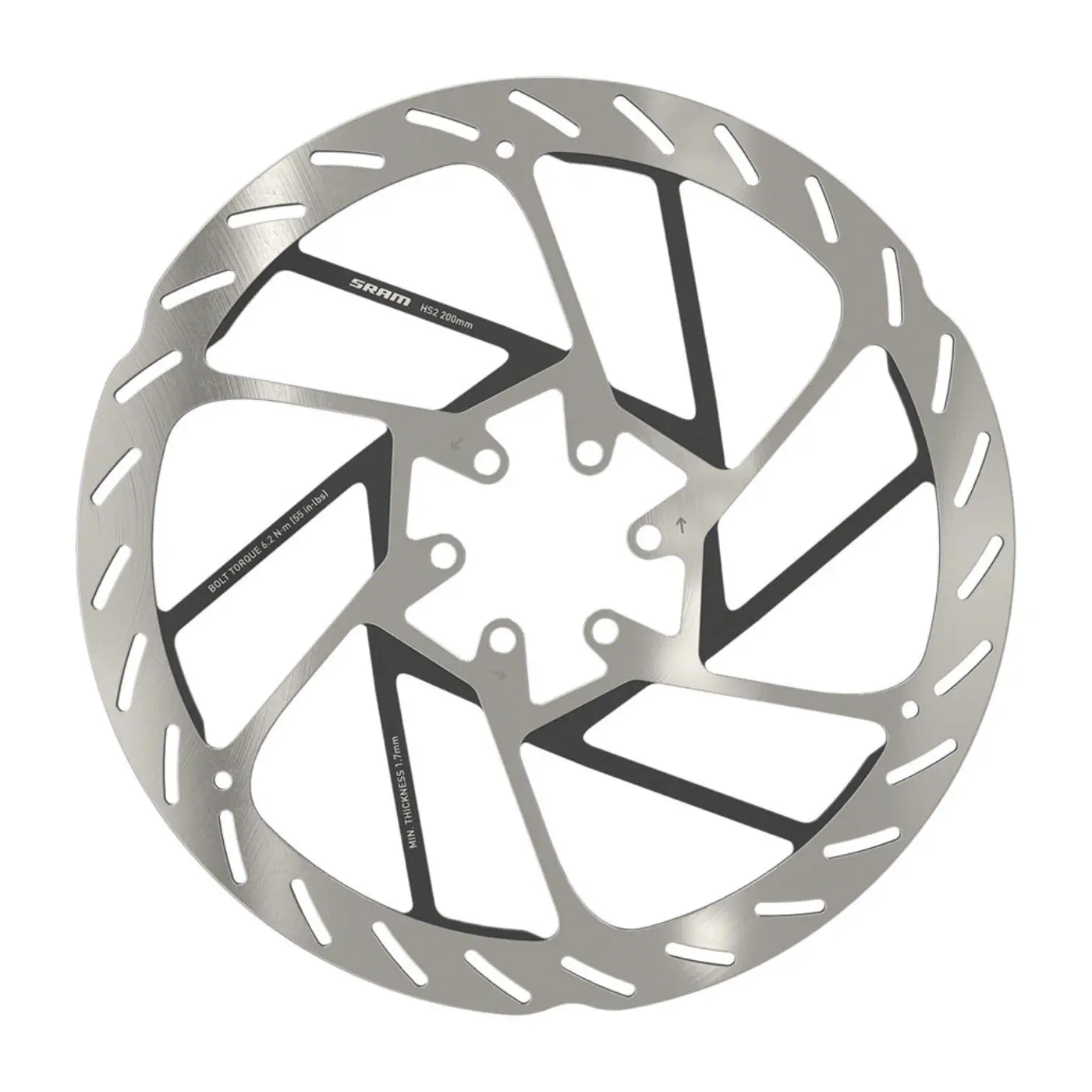 SRAM HS2 Disc Brake Rotor - 200mm | 6-Bolt