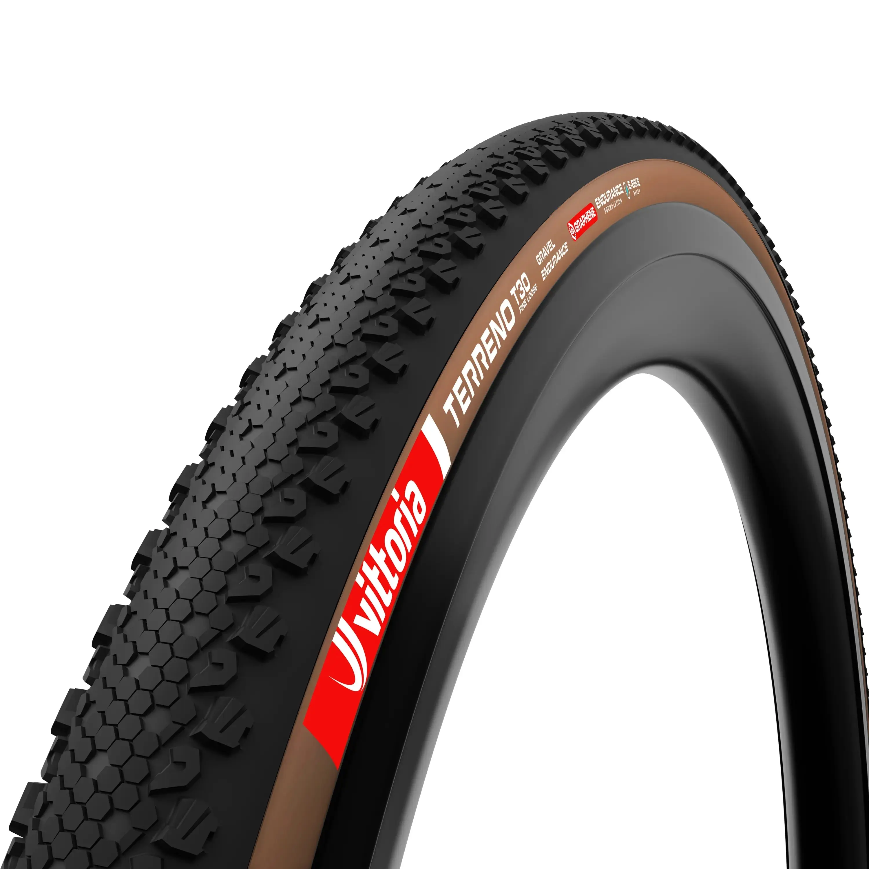 Vittoria Terreno T30 Endurance TLR Tire - Brown | Fine Loose Gravel